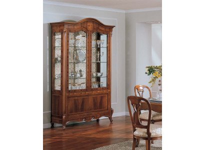 Display cabinets brown luxury living room cabinet wood glass