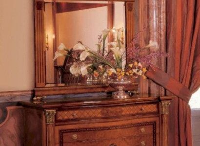 Group Dresser Mirror Bedroom Wood Furniture Wardrobe Dressing Table Brown New
