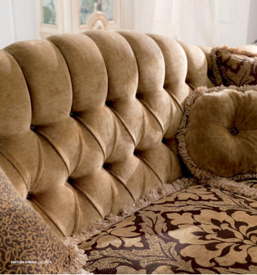 Three-seater sofa 3-seater sofas luxury living room furniture brown fabric
