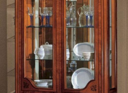 Showcase Cabinets Brown Display Cabinets Luxury Cabinet Glass Wood Living Room New