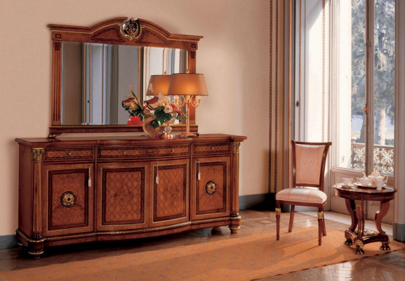 Sideboard dresser cabinets dressers wood living room furniture cabinet XXL brown