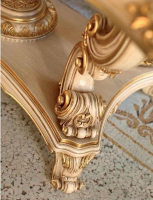 Luxury dining table, dining room table, dining corner table, wooden dining room table, beige.