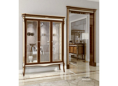 Cabinet with Doors Cabinets Display Cabinet Living Room Wood Brown