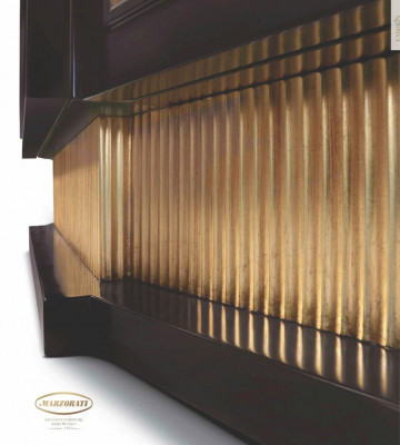 Display cabinets showcases luxury cabinet living room wood black gold