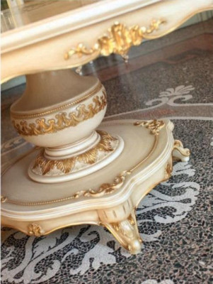 Luxury dining table dining room table dining nook table dining room wood beige round