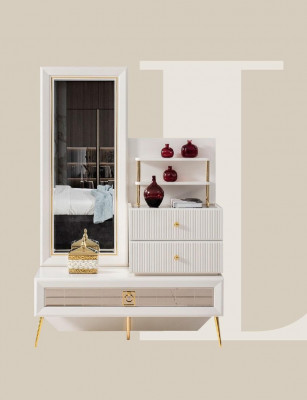 Dresser Mirror Wood Dressers Luxury Set Group Bedroom Set