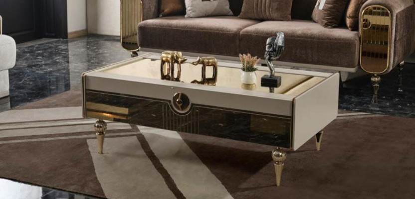 Designer coffee table, side table, luxury Italian style coffee tables