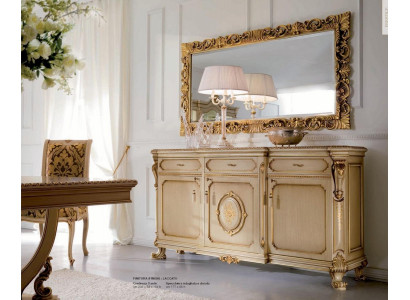 Chest Sideboard Cabinets Dressers Wood Living Room Furniture Luxury Beige Cabinet