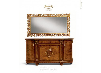 Wall mirror, luxury mirror, wood, gold, Baroque, bedroom, design, style, Marzorati