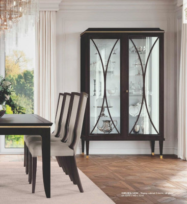 Display cabinets showcases brown cabinet luxury living room wood glass