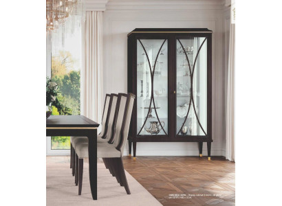 Display cabinets showcases brown cabinet luxury living room wood glass