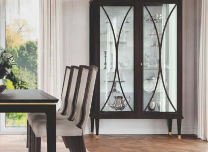 Display cabinets showcases brown cabinet luxury living room wood glass