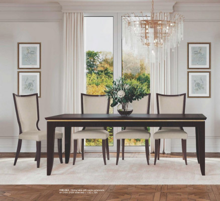 Extendable dining table made of wood dining area dining room table tables