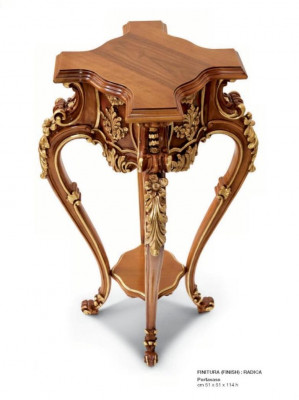 Plant stand plant pedestal stand side table plant stand real wood brown new