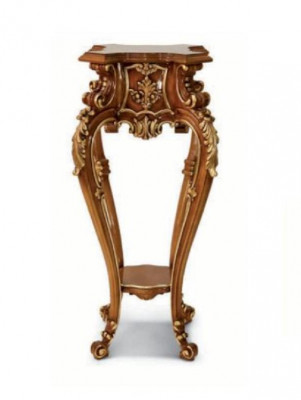 Plant stand plant pedestal stand side table plant stand real wood brown new