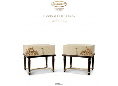 Bedside table luxury nightstand console table wood bedroom