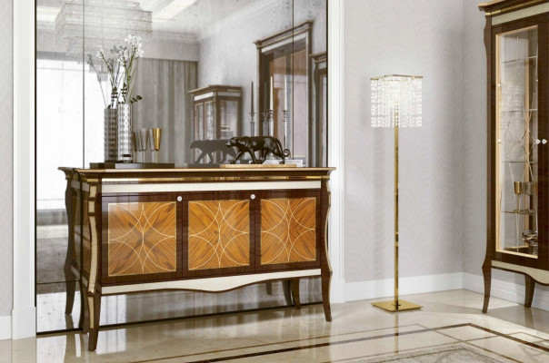 Sideboard Dresser Luxury Cabinets Dressers Living Room Wood Furniture
