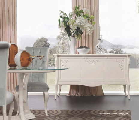 Sideboard luxury cabinets dressers white living room wood furniture