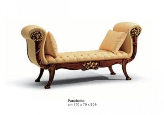 Chesterfield Chaise Lounge Sofa Chaise Fabric Baroque Luxury Beige