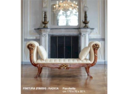 Chaise lounge chair chaise fabric couch baroque luxury beige upholstery brown
