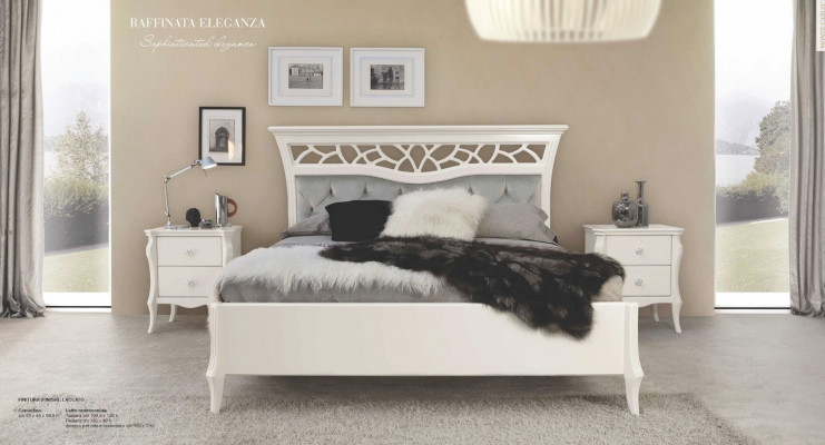 Bed double bed bed frames bed frames bedroom luxury white wood