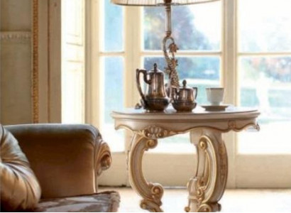 Side table coffee table table living room furniture beige wood tables round