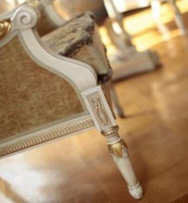 Armchair Luxury Seater Wingback Chair Fabric Beige Living Room Club Chair