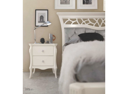 Bedside table nightstand console table wood bedroom white new