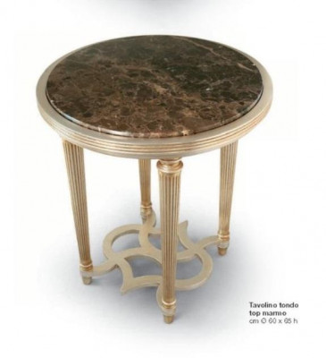 Side table coffee table table living room furniture beige wood round tables