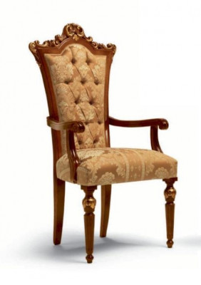 Luxury dining room chair chair dining room armchair seat wood brown