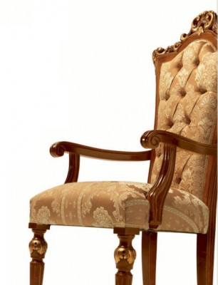 Luxury dining room chair chair dining room armchair seat wood brown