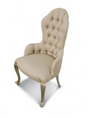 Luxurious dining chairs in beige fabric – stylish comfort for your home