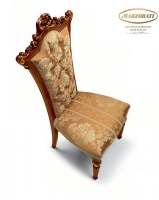 Dining chair, chair, armchair, luxury chairs, wood, brown, baroque.