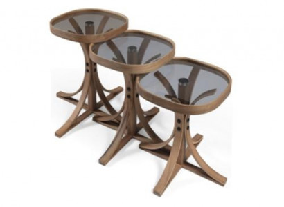 Living room set 3-piece complete 3x coffee tables luxury coffee table furnishing