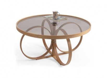 Living room coffee table designer round coffee table glass table luxury furniture