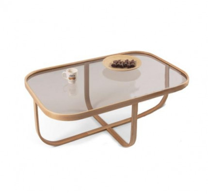 Living room coffee table modern luxury furniture glass side table