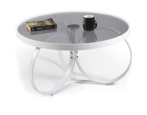 White coffee table living room furniture designer glass table side table