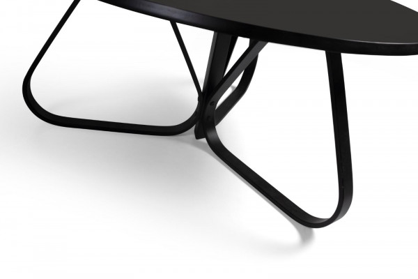 Living Room Black Coffee Table Modern Designer Decor Luxury Furniture