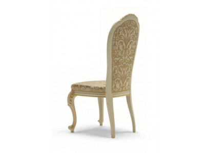Luxury dining chair dining room armchair seat beige wooden chairs
