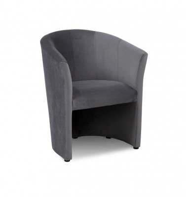 Armchair Club Lounge Design Recliner Upholstered Sofa 1 Seater TV Black