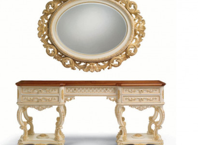 Vanity set mirror dressing table console table bedroom