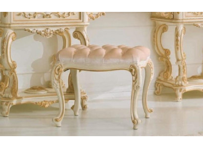 Chesterfield Ottoman Side Stool Luxury Seat Upholstered Living Room