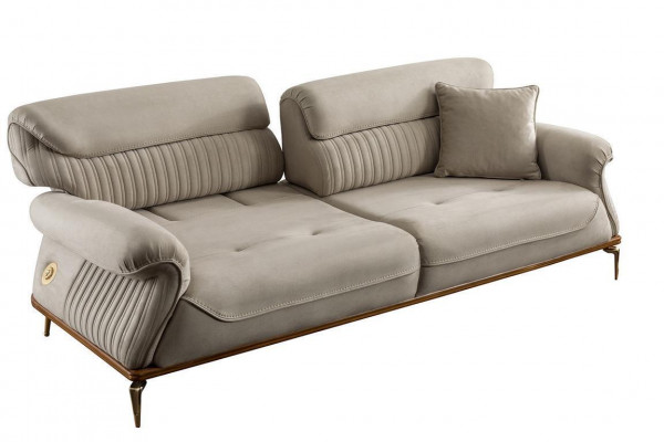 3-seater sofa furniture living room in comfort and style in an ensemble