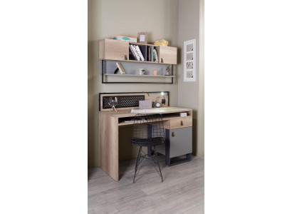 Desk Brown Table Bedroom Youth Room Wood Furniture 131x63x109cm