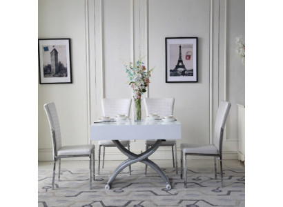 Dining Table & Coffee Table 2in1 Adjustable Coffee Table Table for Dining Room Tables