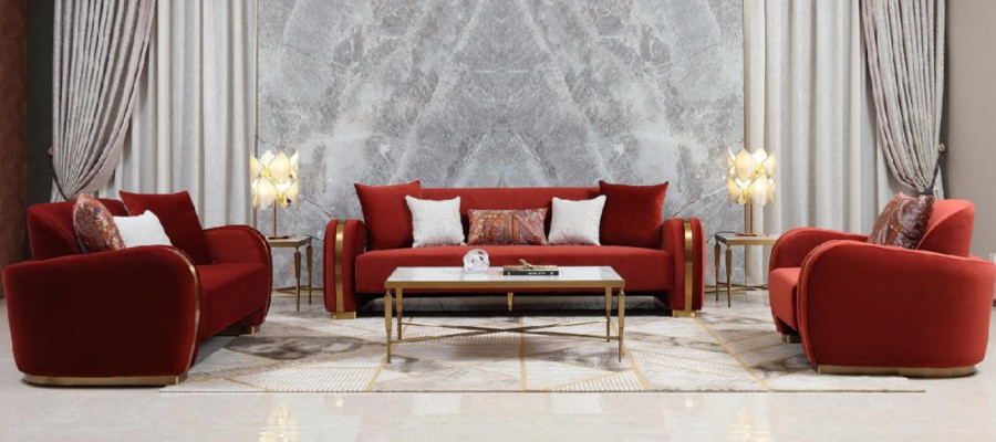 Three-seater couch cushion design sofa 3-seater seat sofas fabric design sofa furniture new