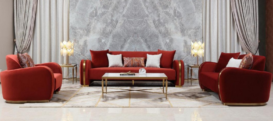 Three-seater couch cushion design sofa 3-seater seat sofas fabric design sofa furniture new