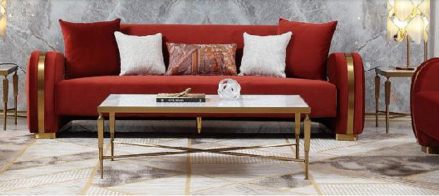 Stainless Steel Luxury Living Room Coffee Table Design Tables Style Furniture Rectangular