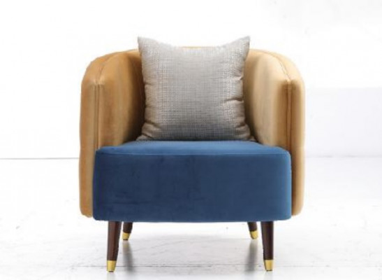Armchair Couch Upholstery Designer Fabric 1 Seater Upholstered Seat Sofas Single Seater New