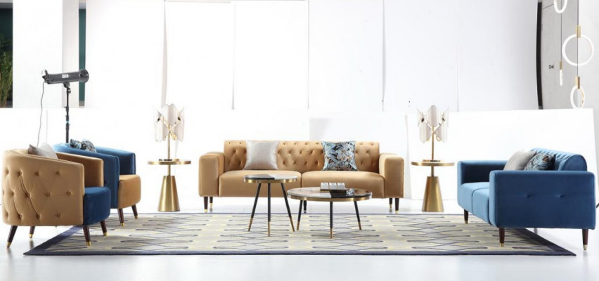 Coffee table luxury living room table coffee table design tables style furniture new 2-piece set